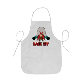 Yosemite Sam Back OFF, Ποδιά Σεφ ολόσωμη κοντή  Παιδική (44x62cm)