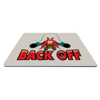 Yosemite Sam Back OFF, Mousepad rect 27x19cm