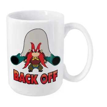 Yosemite Sam Back OFF, Κούπα Mega, κεραμική, 450ml