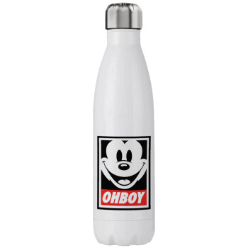 Oh boy μίκυ, Stainless steel, double-walled, 750ml