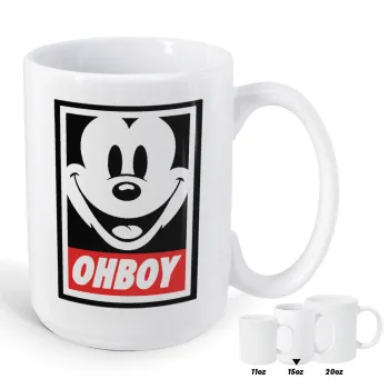 Oh boy μίκυ, Κούπα Mega, κεραμική, 450ml