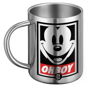 Oh boy μίκυ, BIG Mug Stainless steel double wall (450ml)
