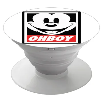 Oh boy μίκυ, Phone Holders Stand  Λευκό Βάση Στήριξης Κινητού στο Χέρι
