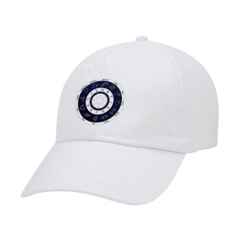 Ζωδιακός κύκλος, Καπέλο Baseball Λευκό (5-φύλλο, unisex)