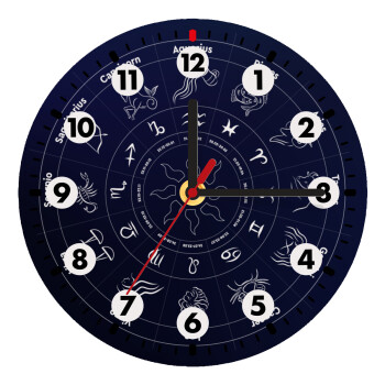 Ζωδιακός κύκλος, Ρολόι τοίχου ξύλινο (20cm)