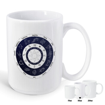Ζωδιακός κύκλος, Κούπα Mega, κεραμική, 450ml