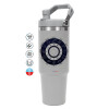 GREY color, 890ml (30oz) stainless Steel Tumbler with Handle
