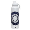 1L Stainless Steel Thermal Bottle with Phone Holder & Double Wall Insulation