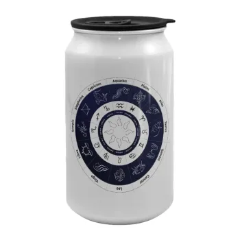 Ζωδιακός κύκλος, Κούπα ταξιδιού μεταλλική με καπάκι (tin-can) 500ml