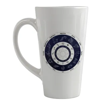 Ζωδιακός κύκλος, Κούπα κωνική Latte Μεγάλη, κεραμική, 450ml