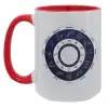 Κούπα Mega 15oz, κεραμική Κόκκινη, 450ml