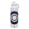 1L Stainless Steel Thermal Bottle with Phone Holder & Double Wall Insulation