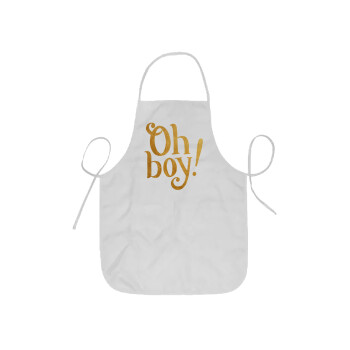 Oh baby gold, Ποδιά Σεφ ολόσωμη κοντή  Παιδική (44x62cm)