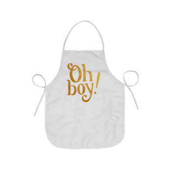 Oh baby gold, Chef Apron Short Full Length Adult (63x75cm)