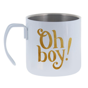 Oh baby gold, Mug Stainless steel double wall 400ml