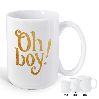 Oh baby gold, Κούπα Mega, κεραμική, 450ml