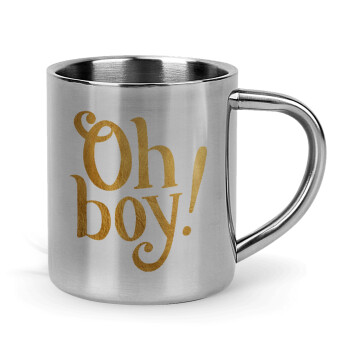 Oh baby gold, Mug Stainless steel double wall 300ml