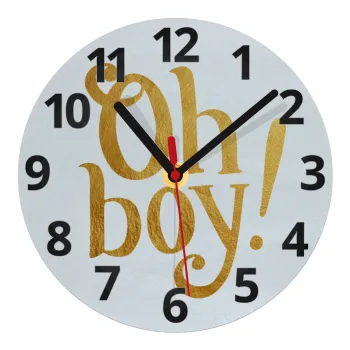 Oh baby gold, Ρολόι τοίχου γυάλινο (20cm)