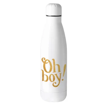 Oh baby gold, Μεταλλικό παγούρι θερμός (Stainless steel), 500ml