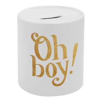 Oh baby gold, Κουμπαράς πορσελάνης με τάπα