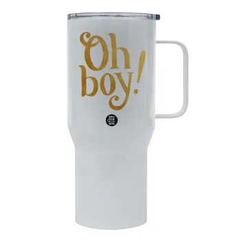 Oh baby gold, Tumbler με καπάκι, διπλού τοιχώματος (θερμό) 750L