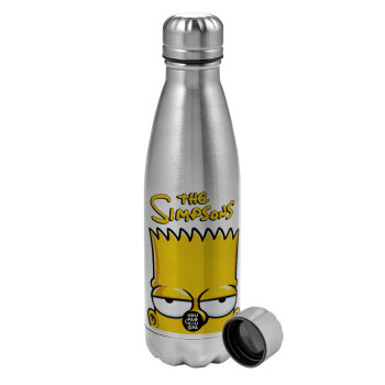 The Simpsons Bart, Μεταλλικό παγούρι νερού, ανοξείδωτο ατσάλι, 750ml