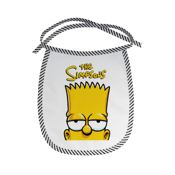 The Simpsons Bart, Σαλιάρα μωρού αλέκιαστη με κορδόνι Μαύρη