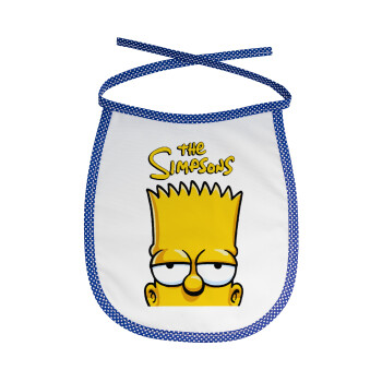 The Simpsons Bart, Σαλιάρα μωρού αλέκιαστη με κορδόνι Μπλε