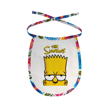 The Simpsons Bart, Σαλιάρα μωρού αλέκιαστη με κορδόνι Χρωματιστή