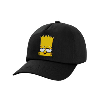The Simpsons Bart, Καπέλο παιδικό Baseball, 100% Βαμβακερό, Low profile, Μαύρο