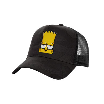 The Simpsons Bart, Καπέλο Structured Trucker, (παραλλαγή) Army σκούρο