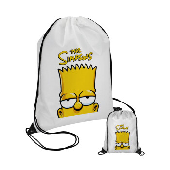 The Simpsons Bart, Τσάντα πουγκί με μαύρα κορδόνια (1 τεμάχιο)