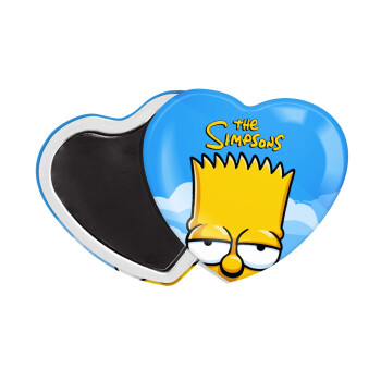 The Simpsons Bart, Μαγνητάκι καρδιά (57x52mm)