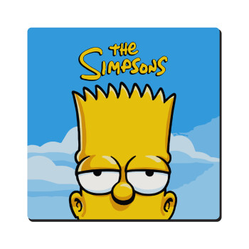 The Simpsons Bart, Τετράγωνο μαγνητάκι ξύλινο 6x6cm