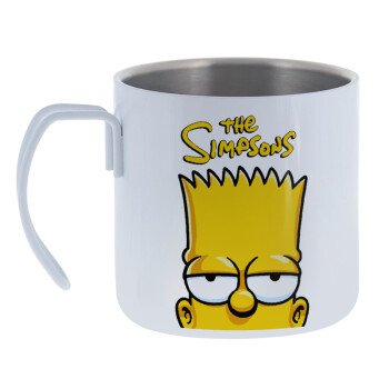 The Simpsons Bart, Mug Stainless steel double wall 400ml