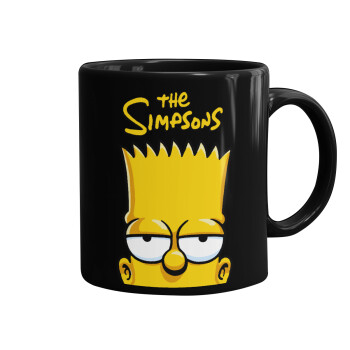 The Simpsons Bart, Κούπα Μαύρη, κεραμική, 330ml