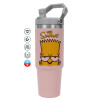 Pink color, 890ml (30oz) stainless Steel Tumbler with Handle