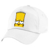 5-Panel Cap White, 100% Cotton (Twill), (UNISEX, ONE SIZE)