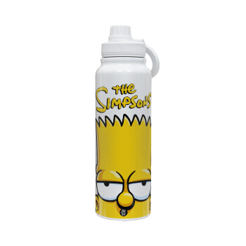 The Simpsons Bart, Θερμός 1L Ανοξείδωτο με Βάση Κινητού & Διπλά Τοιχώματα