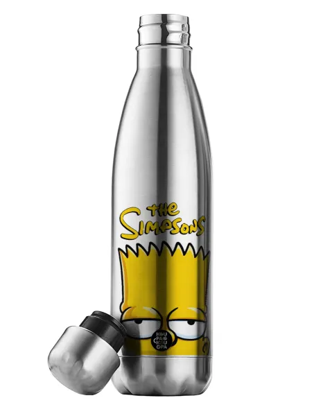 The Simpsons Bart — Μεταλλικό παγούρι θερμός Inox (Stainless steel), διπλού τοιχώματος, 500ml