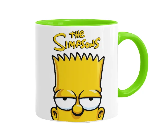 The Simpsons Bart — Κούπα χρωματιστή βεραμάν, κεραμική, 330ml
