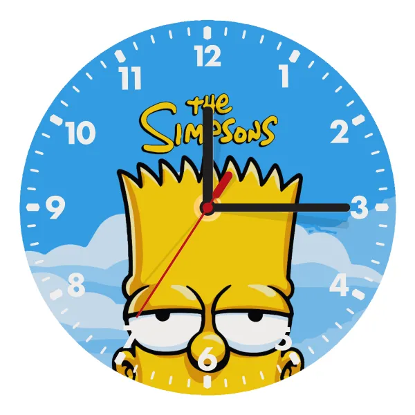The Simpsons Bart — Ρολόι τοίχου ξύλινο (20cm)