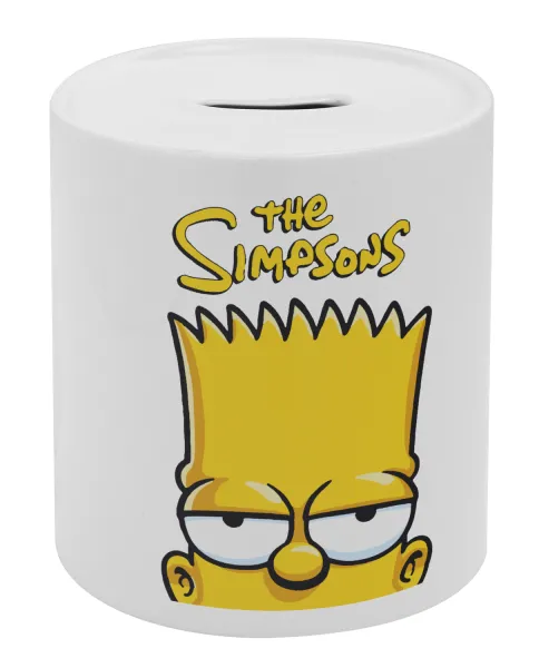 The Simpsons Bart — Κουμπαράς πορσελάνης με τάπα