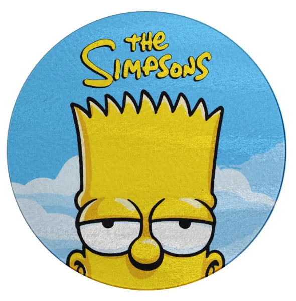 The Simpsons Bart — Επιφάνεια κοπής γυάλινη στρογγυλή (30cm)