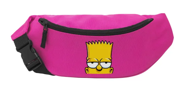 The Simpsons Bart — Unisex waist bag (banana) in PINK color with 2 pockets
