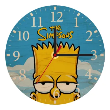 The Simpsons Bart, Ρολόι τοίχου ξύλινο plywood (20cm)