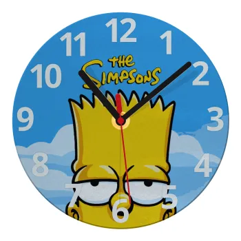 The Simpsons Bart, Ρολόι τοίχου γυάλινο (20cm)