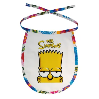 The Simpsons Bart, Σαλιάρα μωρού αλέκιαστη με κορδόνι Χρωματιστή