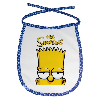 The Simpsons Bart, Σαλιάρα μωρού αλέκιαστη με κορδόνι Μπλε