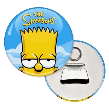 The Simpsons Bart, Μαγνητάκι και ανοιχτήρι μπύρας στρογγυλό διάστασης 5,9cm